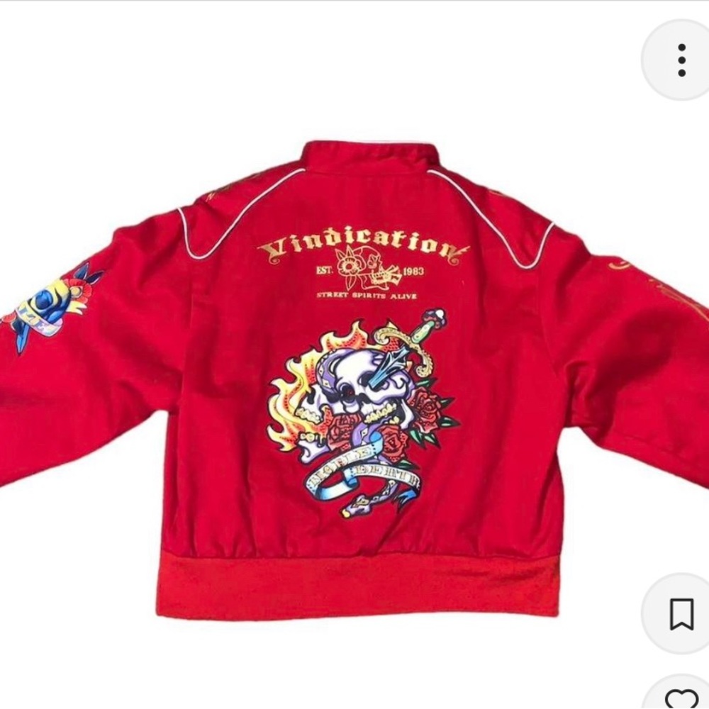 Vintage red racing jacket